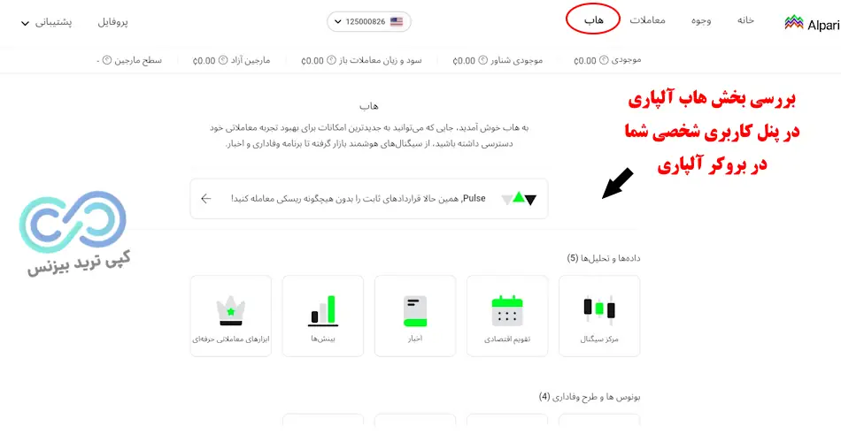  پاداش آلپاری ، پشتیبانی آلپاری در ایران ، تارخچه بروکر آلپاری 