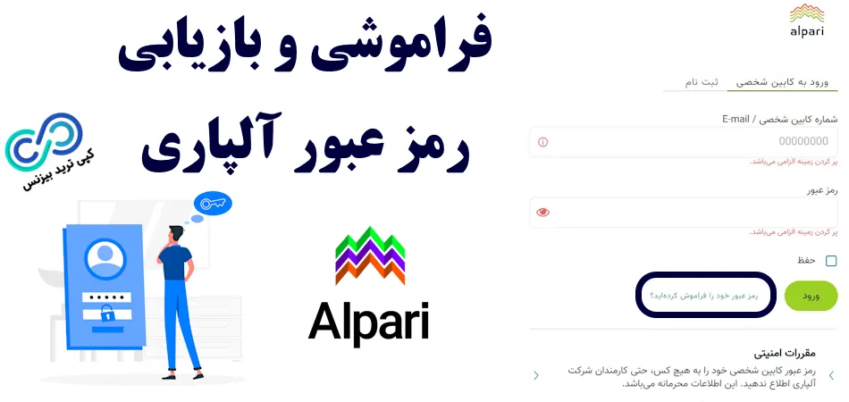 فراموشی رمز حساب آلپاری 💥 چگونه رمز «Alpari» خود را بازیابی کنم؟!