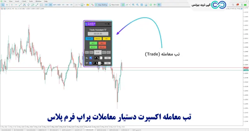 اکسپرات دستیار معاملات - اکسپرت دستیار معاملات پراپ فرم پلاس