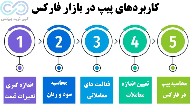 کاربردهای پیپ در فارکس