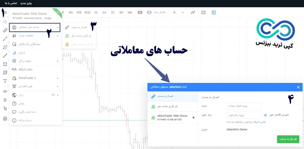 وب تریدر امارکتس