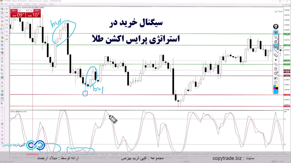 استراتژی پرایس اکشن طلا - آموزش استراتژی پرایس اکشن طلا