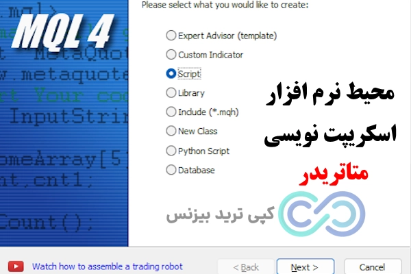 نرم افزار اسکریپت نویسی متاتریدر