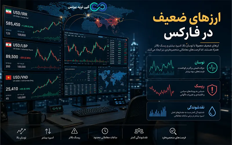 ضعیف ترین واحد پول - بی ارزش ترین پول دنیا ۲۰۲۶ - بی ارزش ترین پول دنیا