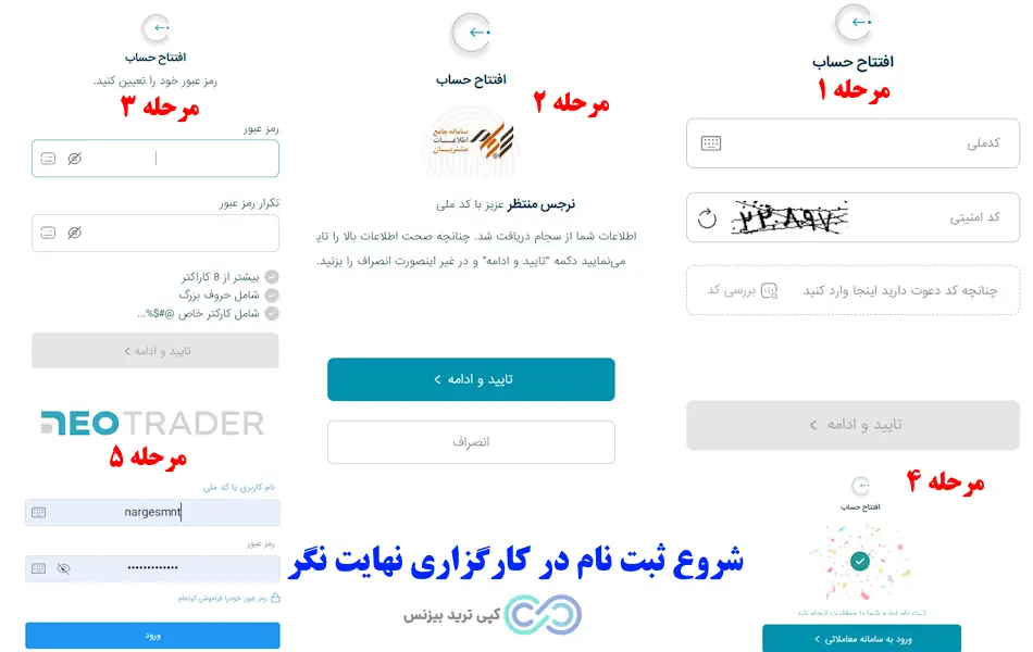 ثبت نام آنلاین در کارگزاری نهایت نگر - ثبت نام غیر حضوری کارگزاری نهایت نگر - ثبت نام کارگزاری نهایت نگر