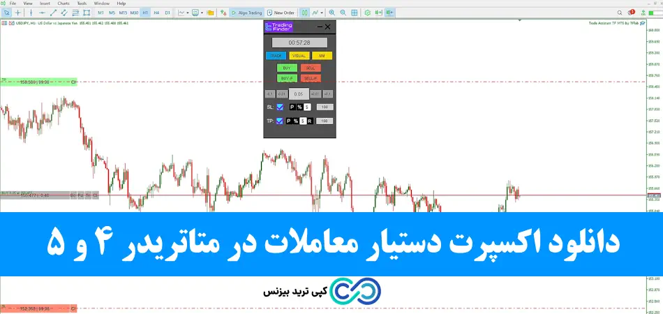 اکسپرت دستیار معاملات - اکسپرت trade assist
