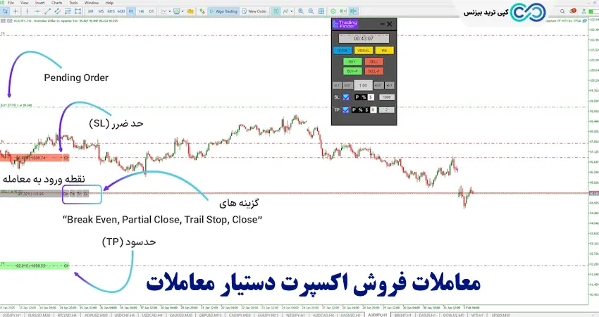 اکسپرت دستیار معاملات - اکسپرت trade assist