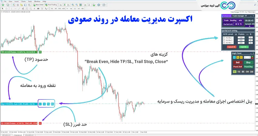 اکسپرت مدیریت معاملات - اکسپرت مدیریت معامله