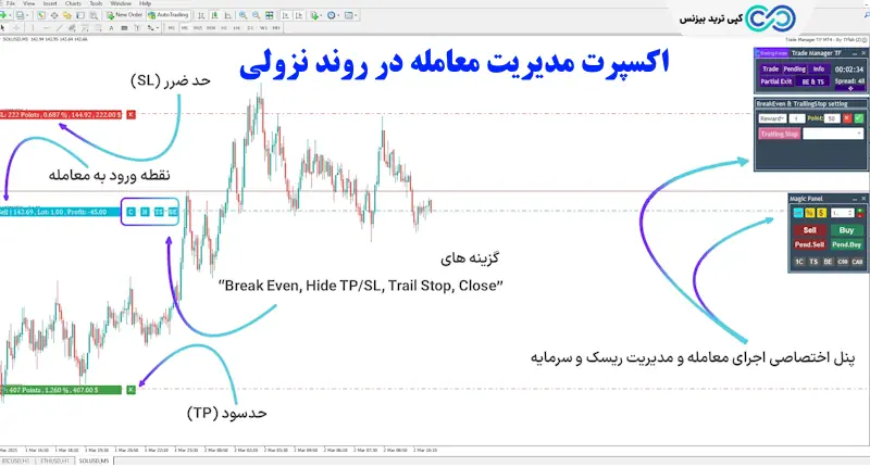 اکسپرت مدیریت معاملات - اکسپرت مدیریت معامله