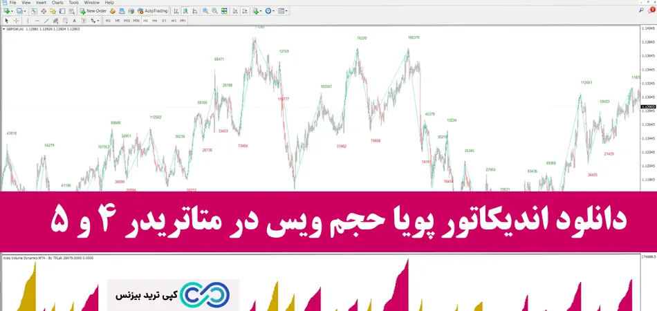 اندیکاتور پویا حجم ویس - اندیکاتور weis volume dynamics