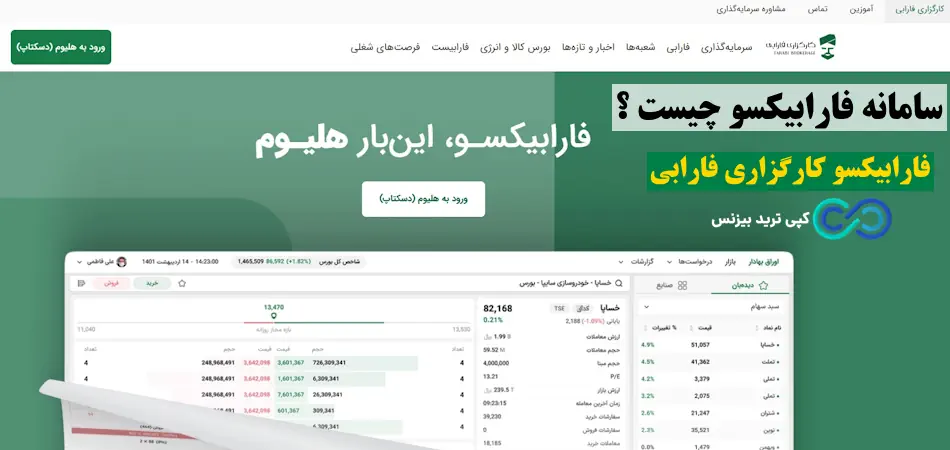 فارابیکسو چیست - سامانه فارابیکسو چیست - فارابیکسو کارگزاری فارابی
