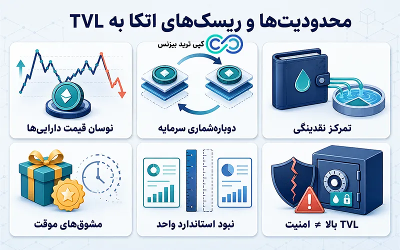 ارزش کل قفل شده چیست - تی وی ال چیست - ارزش کل قفل شده tvl