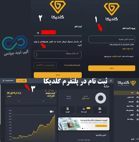 ثبت نام در گلدیکا - ثبت نام گلدیکا - پلتفرم گلدیکا