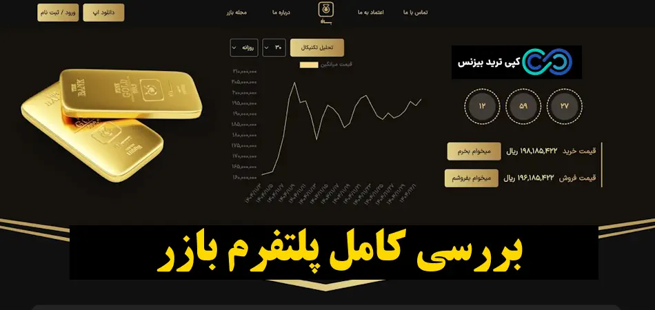 پلتفرم بازر - سایت طلا بازر - سایت خرید طلا بازر