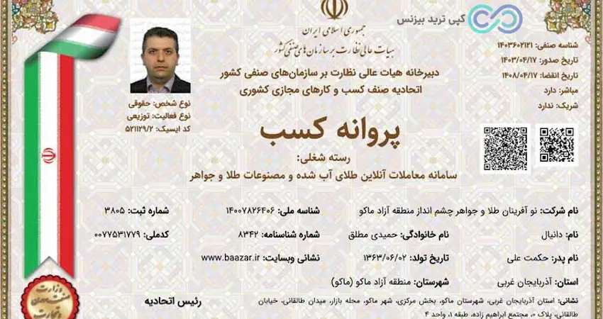 پلتفرم بازر - سایت طلا بازر - سایت خرید طلا بازر