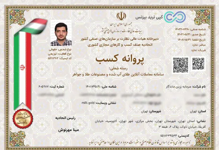 میلی گلد معتبر است - پلتفرم خرید و فروش طلا میلی - صندوق طلا میلی گلد