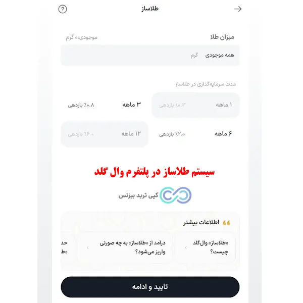 طلاساز وال گلد - طلاساز وال گلد چیست - سرویس طلاساز وال گلد
