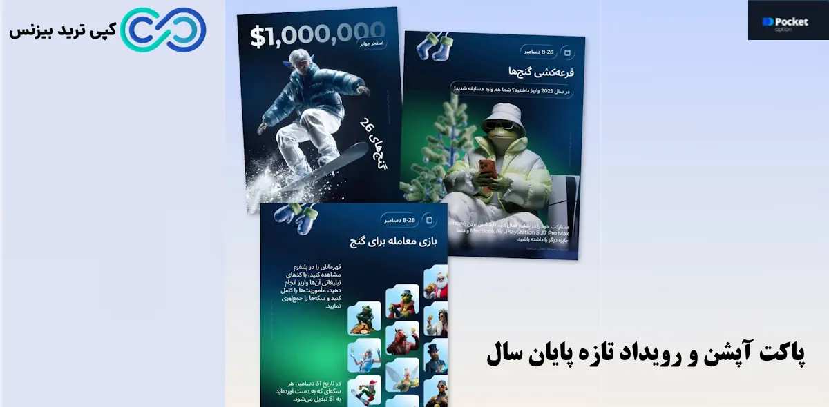 بروکر پاکت آپشن - کمپین پاکت آپشن - جوایز 26 پاکت آپشن